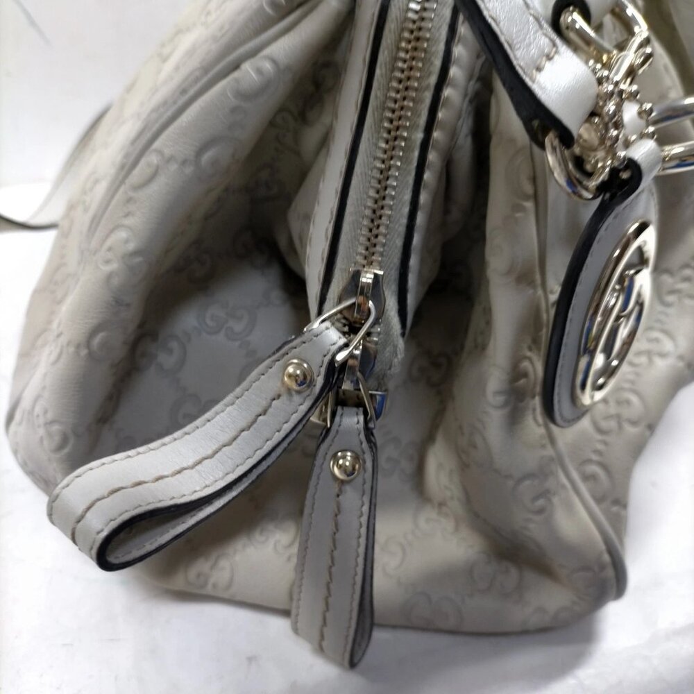 Gucci White Leather Handbag - Picture 5 of 16